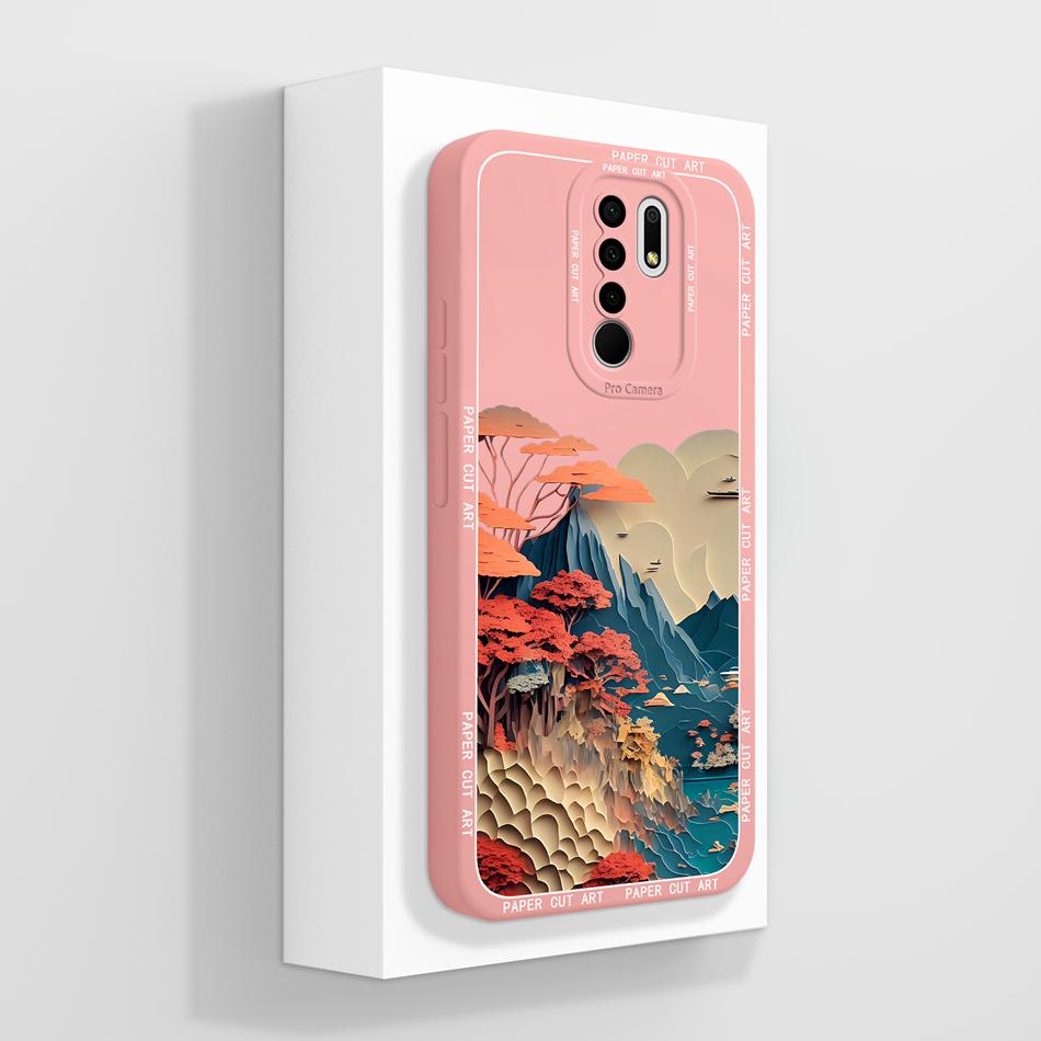 For Redmi 9 9A 9C 9T Case Cute Panda Soft Liquid Silicone Phone Housing For Xiaomi Redmi9 Power High Quality Durable Back Cover