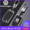 VW GTI GOLF 2026 Hot For VW VOLKSWAGEN Zinc Alloy Car Remote Key Case Cover Shell For Volkswagen VW Polo Golf Passat Tiguan Beet