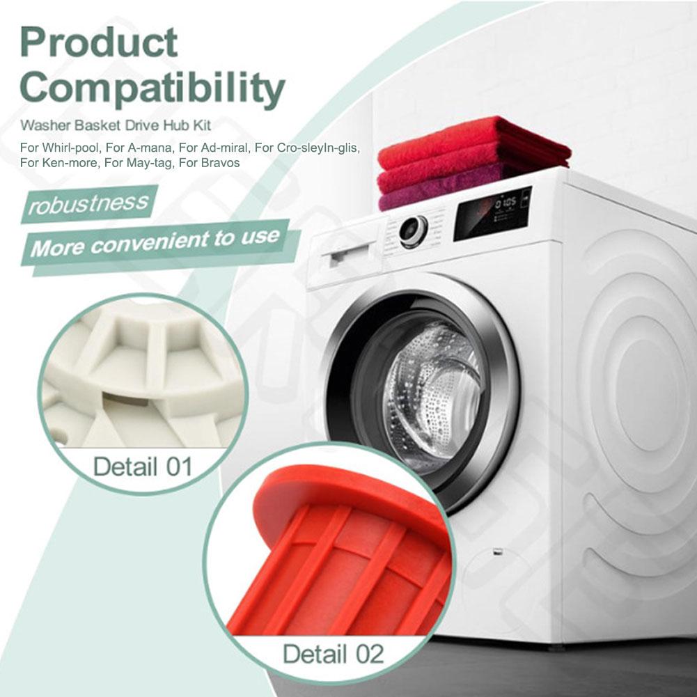 1set Drive Hub Kit Bushing Household Replacement For KENMORE FOR ADMIRAL Washer Machine Basket Plastic Drive Hub Kit