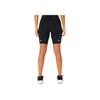 Asics Soft Breathable Stretch High-Waisted Solid Color Sports Shorts Women shorts Black 2012C967-001