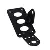 Motorcycle Tail License Plate Bracket Side Mount Adjustable Slotted Aluminum Plate Bracket for Clean Custom Rear End Layout Projects