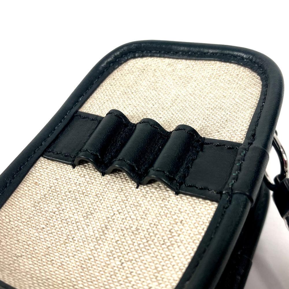 Berluti Golf B logolu golf topu çantası Anahtarlık ile Çanta Bej Kullanılmamış
