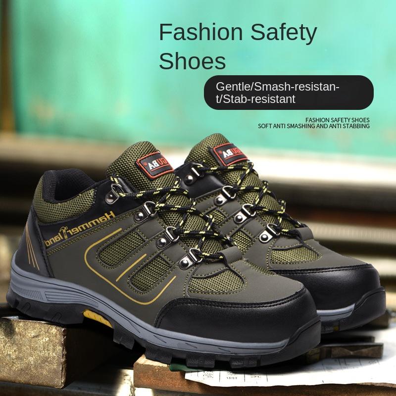 Labor Insurance Shoes Anti-smashing and Anti-piercing, Lightweight and Wear-resistant Sports Mountaineering Safety Shoes, Work Shoes
