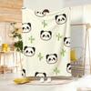Cute Panda Cartoon Throw Lightweight G Flannel Blanket Soft Skinfriendly for Summer Cooling