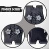 2 Stück 5 Schnee , Klettern Anti-Rutsch Spikes Grips Steigeisen, Kralle Outdoor Rutschfeste Überschuhe