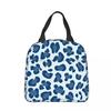 Rosa Leopard Tierprint Isoliert Lunchtasche Kühltasche Wiederverwendbar Großer Tragetasche Brotdose Aufbewahrungstaschen für Lebensmittel Büro Reise