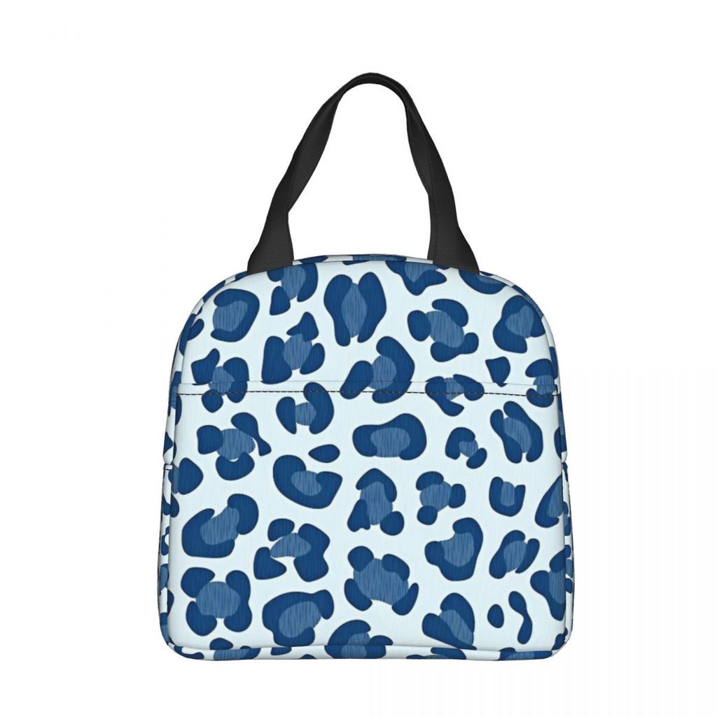 Rosa Leopard Tierprint Isoliert Lunchtasche Kühltasche Wiederverwendbar Großer Tragetasche Brotdose Aufbewahrungstaschen für Lebensmittel Büro Reise