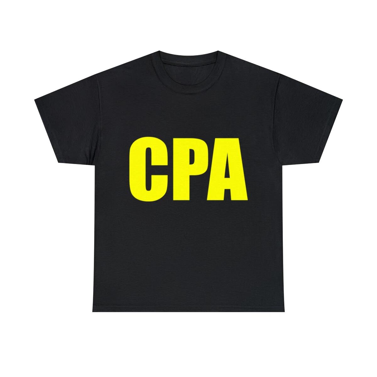 CPA Graphic Tee Shirt, S-5XL S