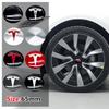 FOR Car Wheel Center Hub Cap Badge Emblem Decal Wheel Sticker For Model Y 3 S X Roadster