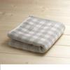 Belle Maison Fluffy Bath Approximately 60 x 120 Greige Quick-Drying Towel, cm, (Check)