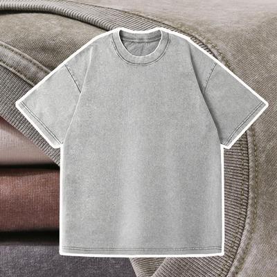 Amerykański styl męski damski oversize wysokiej jakości vintage retro 100% bawełny krótki rękaw koszulki topy bluzki dla mężczyzn streetwear
