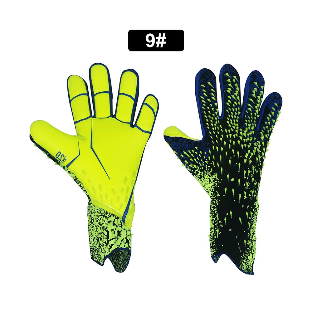 Goalkeeper Gloves Strong Grip for Soccer Goalie Goalkeeper Gloves with Size 6/7/8/9/10 Football Gloves for Kids Youth and Adult