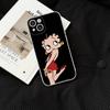 B-Betty-Cute-B-Boop for iPhone 17 16 15 14 13 12 11 Pro Max Plus Transparent Soft TPU Phone Cover