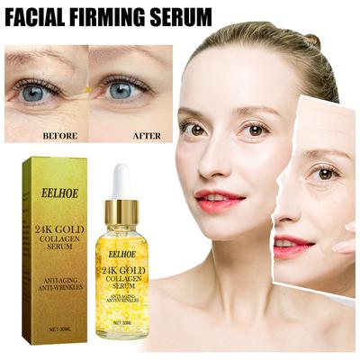 24-karatowe złoto Serum do twarzy aktywny kolagen jedwabna nić esencja do twarzy Anti-Aging wygładzanie ujędrniający nawilżający hialuronowy pielęgnacja skóry