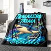 Customiz Name Personality Italian Brainrot Animal  Blanket Soft &Warm Sofa Office Bed Travel Lunch Break Blanket, Gift Suitable All Seasons