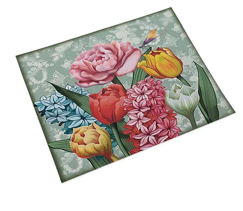 

Shabby Chic Placemat Rice Paper for Decoupage Stamperia Linen Table Decor Vintage Flower Coaster Pad Bowl Coffee Cup Mat 45x30cm 2pcs 30x45cm