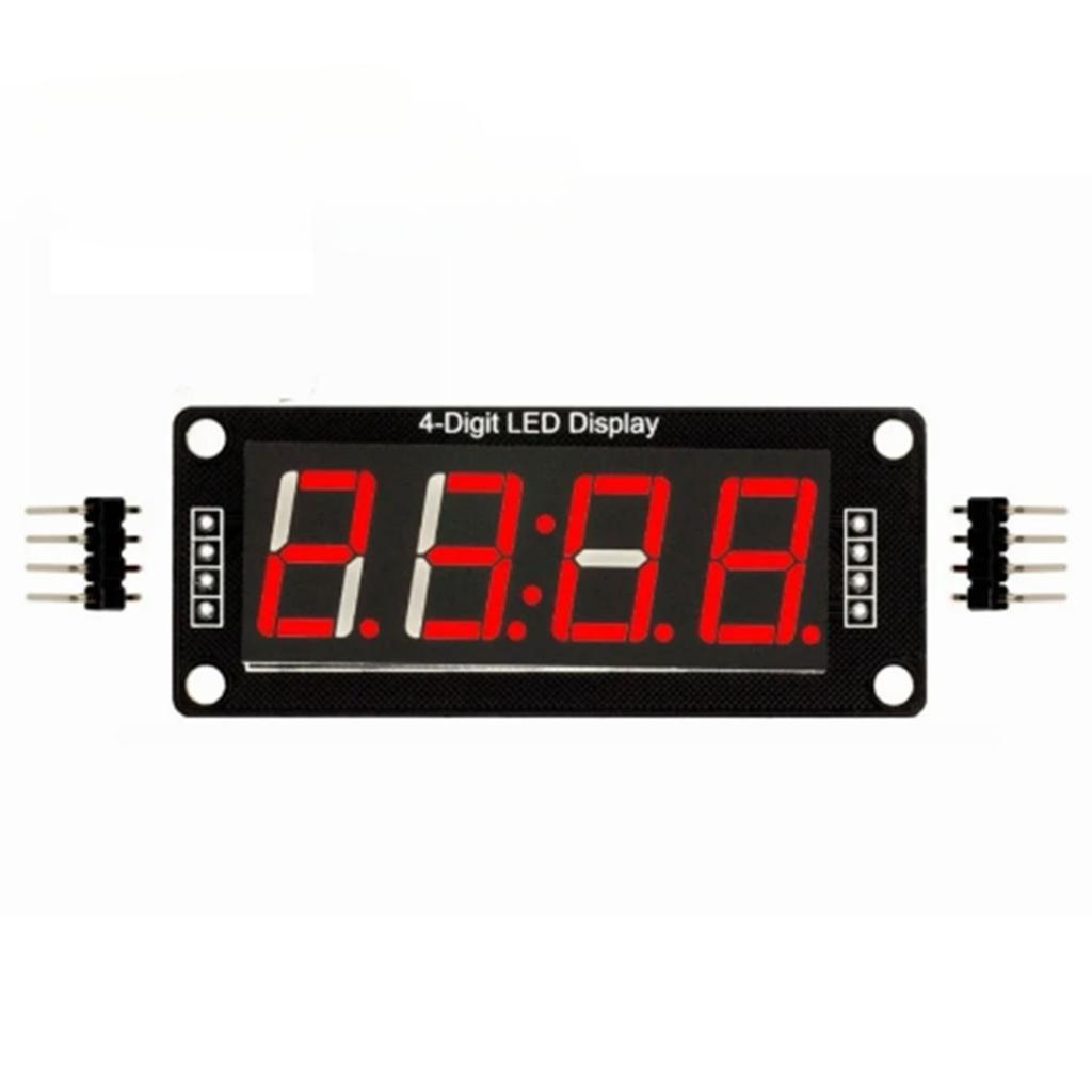 TM1637 0.56Four-Digit Seven-Segment Digital Clock Module With Clock Function Digital Display