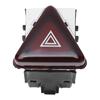 Dark Red Warning Emergency Flash Switch Button 1K0953509A Car Interior Accessories Replacement for RABBIT MK5