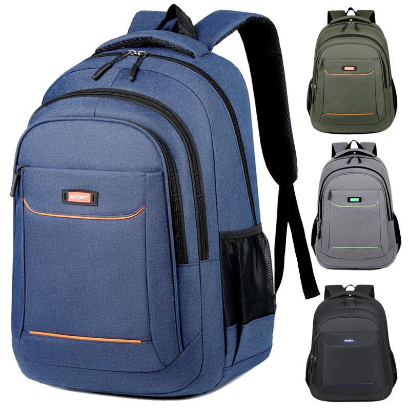 Oxford Unisex Backpack With Compartment Breathable Design For College Business