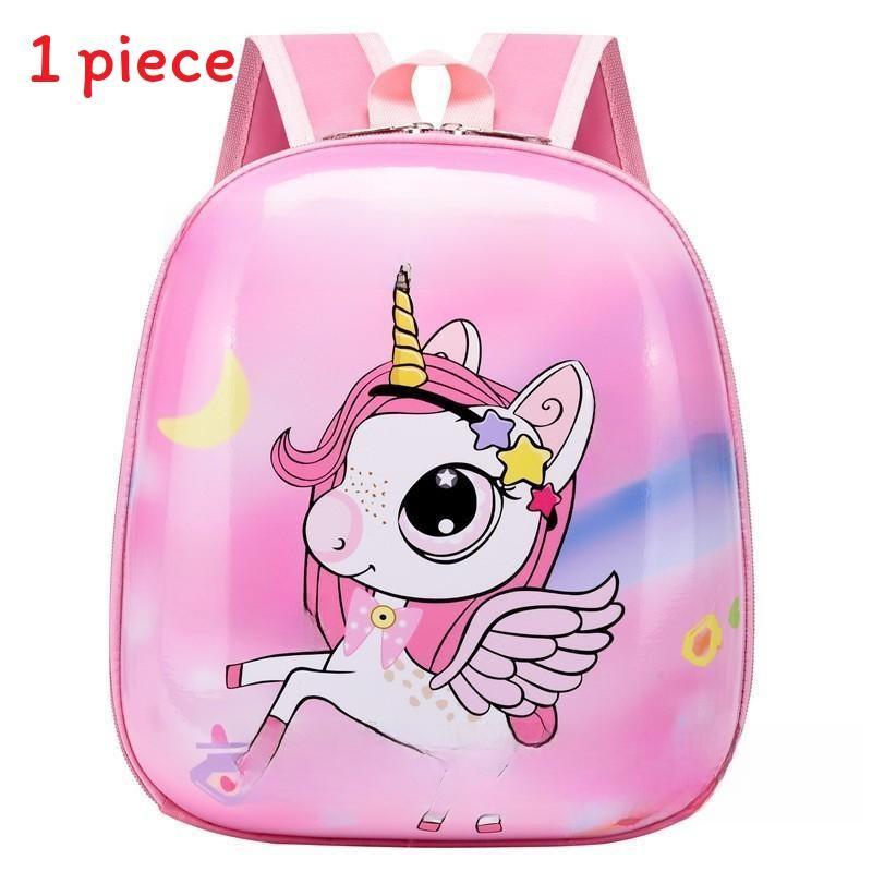 Cat Marshal Chase Dinosaur Unicorn Cartoon Printed Backpack Children