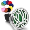Strom Auto Aromaterapeutický Difuzér Locket Klip do Auta Parfém Difuzér Esenciálních Olejů Klip do Větrací Mřížky Auta Osvěžovač Vzduchu Čistič Se Vložkami
