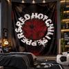 Arazzo da Appendere alla Parete Stampa Hot Chili Peppers Tessuto per Soggiorno Camera da Letto Decorazione per la Casa