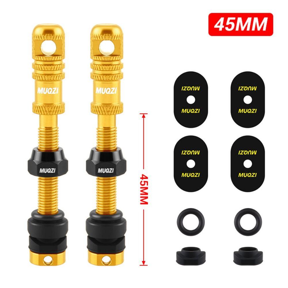 45mm Length Tubeless Presta Valve Stem Tubeless Design Bicycle Air Nozzle Bicycle Accessories