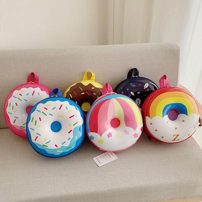 Cute Cartoon Kindergarten Schoolbag Trendy Boy Girl Baby Backpack Eggshell Fruit Donut Backpack Gift Bag