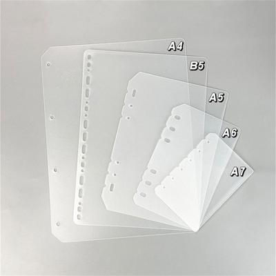 Paper Board Page Planner Separator Binder Organizer Divider Notebook Divider Loose-leaf Divider