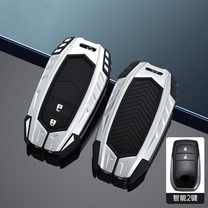 Car Key Fob Cover Case Holder Shell For Toyota Rav4  Hybryd Camry 70  Prado Corolla Sedan  Keychain Accessories