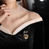 Bo Xin Yun Elegant Pearl Leaf Brooch - High-End Fashion Accessory & Gift
