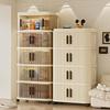 Foldable Multi-Layer Transparent Sliding Door Wardrobe Organizer