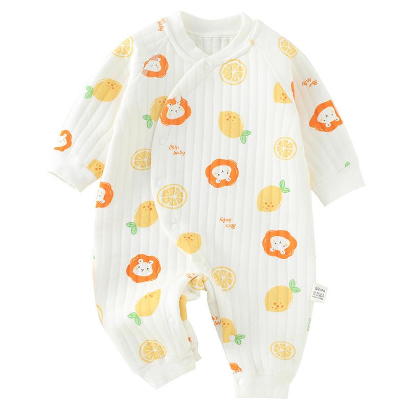 Baby Cotton Snowsuit With 3layer Warmth For Newborns And Infants