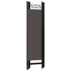 VidaXL Room Divider 5 Panels Anthracite 200x180 Cm