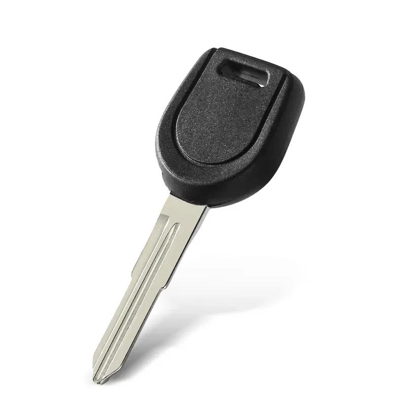 KEYYOU 10PCS New Transponder Car Key Shell Case For Mitsubishi Colt Outlander Mirage Pajero No Chip MIT11 MIT8 Blade