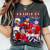 Montreal Hokejové Vintage Pohodlné Barevné Tričko, Dárek Pro Fanouška Hokeje Unisex