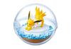 Anime Figure Pok  Mon Trendy  Crystal Ball Claw Machine Figure Desktop Ornament Collection Toy Surprise Gift For Fans