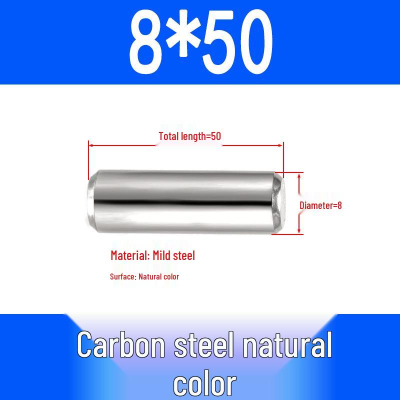GB119 Iron Cylindrical Positioning Pin - Solid Pin Shaft M3M4M5M6M8M10M12