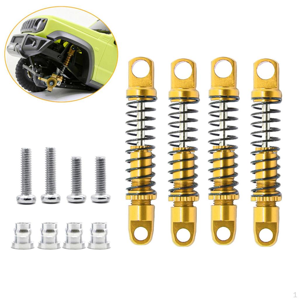 1 Set Metal Shock Absorber Damper Adjustable for XMYKC01CM 1/16 Scale RC Cralwer