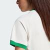 Adidas Originals Gradient Trefoil Cali Tee With Logo Print And Color Block Slim Fit Women T-Shirt White IS0310