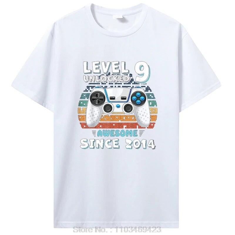 Nivelul 8 Deblocat Minunat Din 2015 Tricou pentru a Opta Zi de Naștere Fiu Băiat Amuzant Gamer Al 8-lea 8 Ani Tricou de Ziua de Naștere Topuri Cadou Îmbrăcăminte