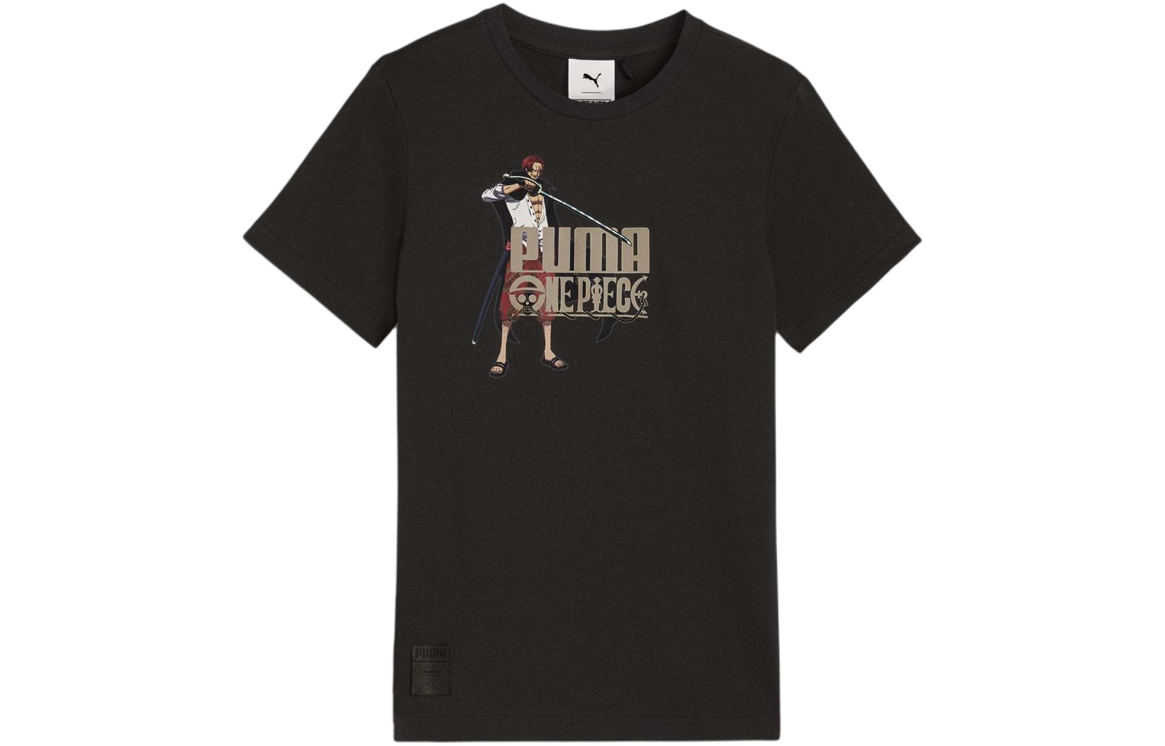 PUMA x ONE PIECE T Shirt Black Kids 624857-01 140
