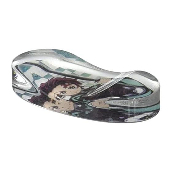 Demon Slayer: Kimetsu no Yaiba Tanjiro Kamado Chopstick Rest, Clear, Approx. 2.5x4.5cm