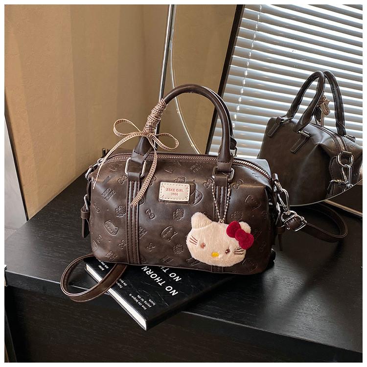 IELGY Ladies Messenger Bag Autumn Winter Retro Shoulder Fashion Boston Bag