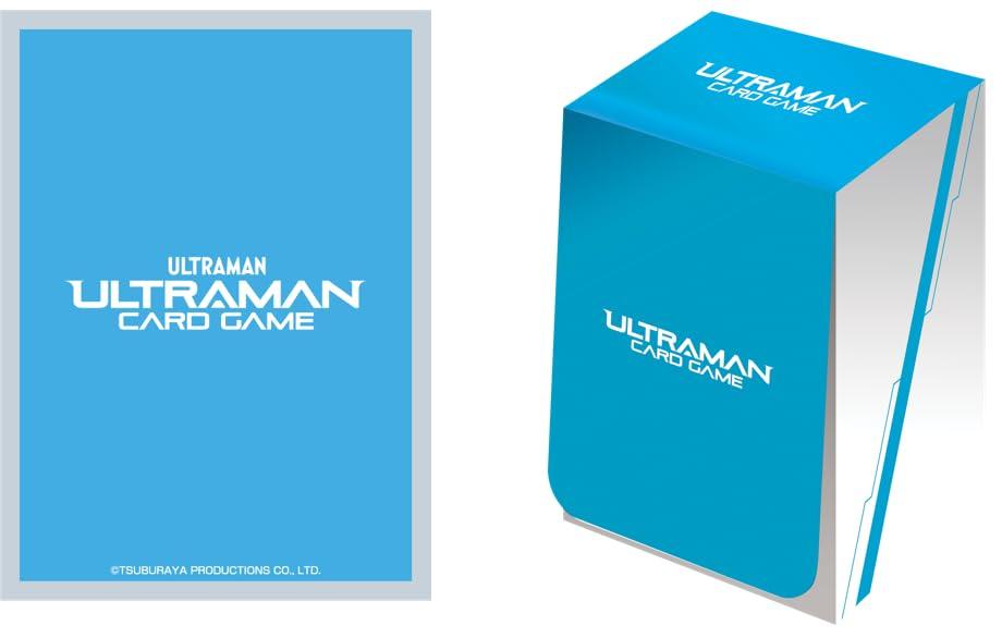 Tsuburaya Productions Ultraman Карточная игра Официальные протекторы для карт Официальный кейс для колоды (Голубое небо) & (Голубое небо) синий