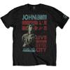 Unisex Shirt Cotton Oversize Large Size John Lennon Live In NYC 1972 The Beatles Erkend T-shirt Voor Mannen Fashion