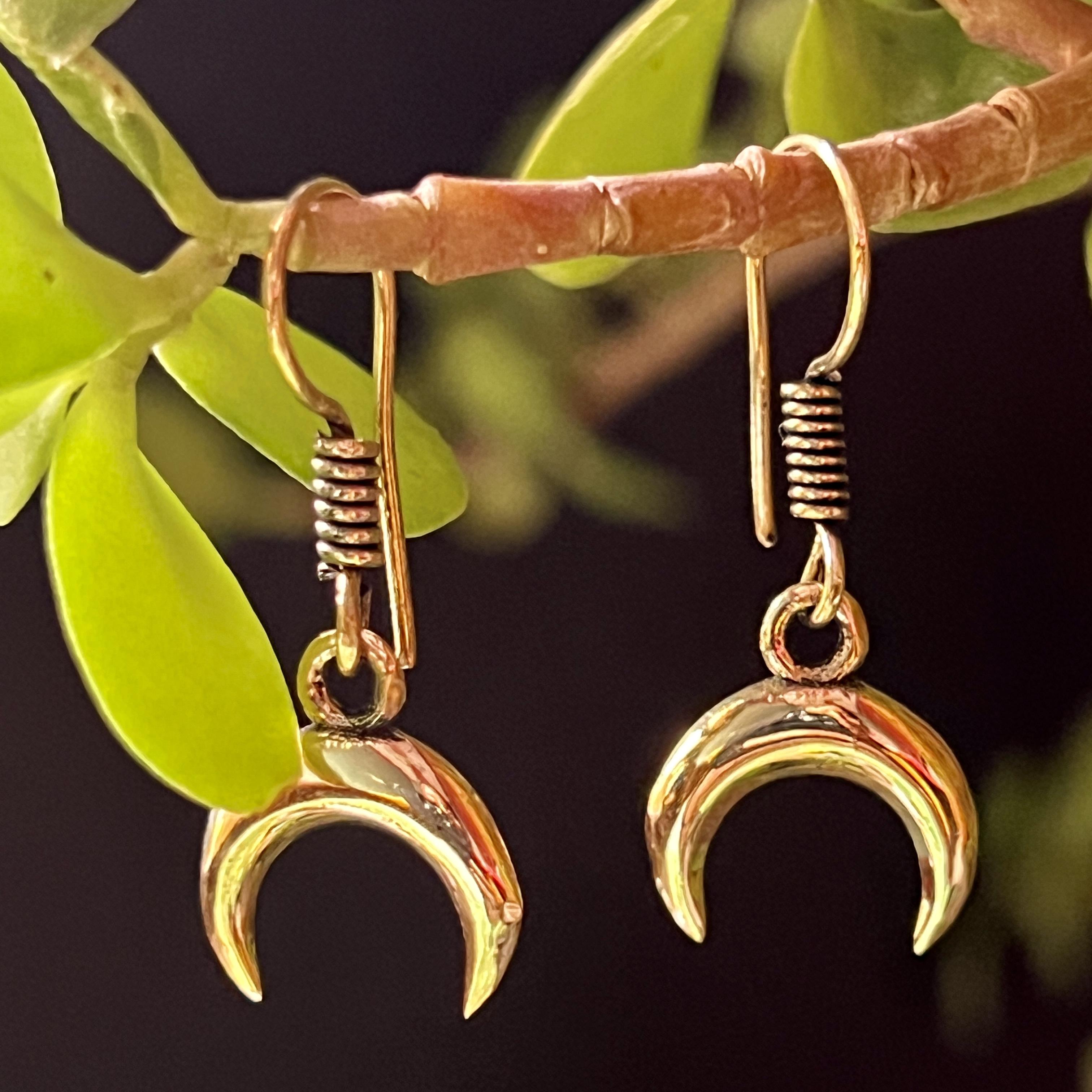 

Boho Crescent Moon Earrings, Simple Silver Moon Dangles, Gold Moon Jewelry,moon hoop earrings, gold moon earrings, moon earrings, moon jewelry золотий
