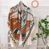 Soft Polyester Neck Scarf Multiuse Print Shawl Wrap Styling Scarf For Women and Girl Outdoor Beach Vacation Office