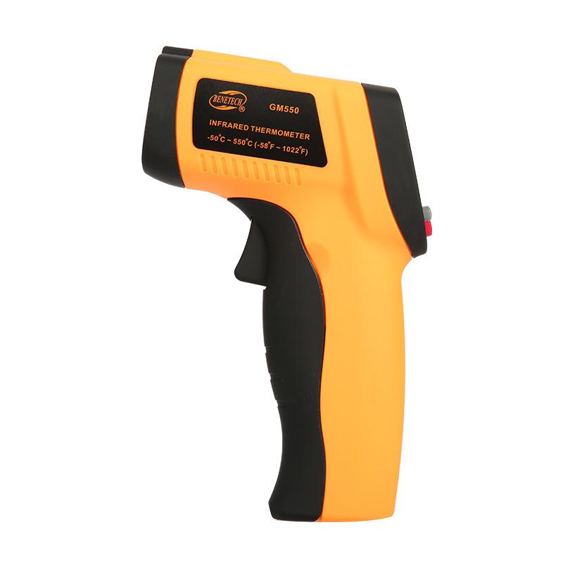 Digital Laser Infrared Thermometer, Pyrometer (-50 °C To 550 °C) with LCD Lighting