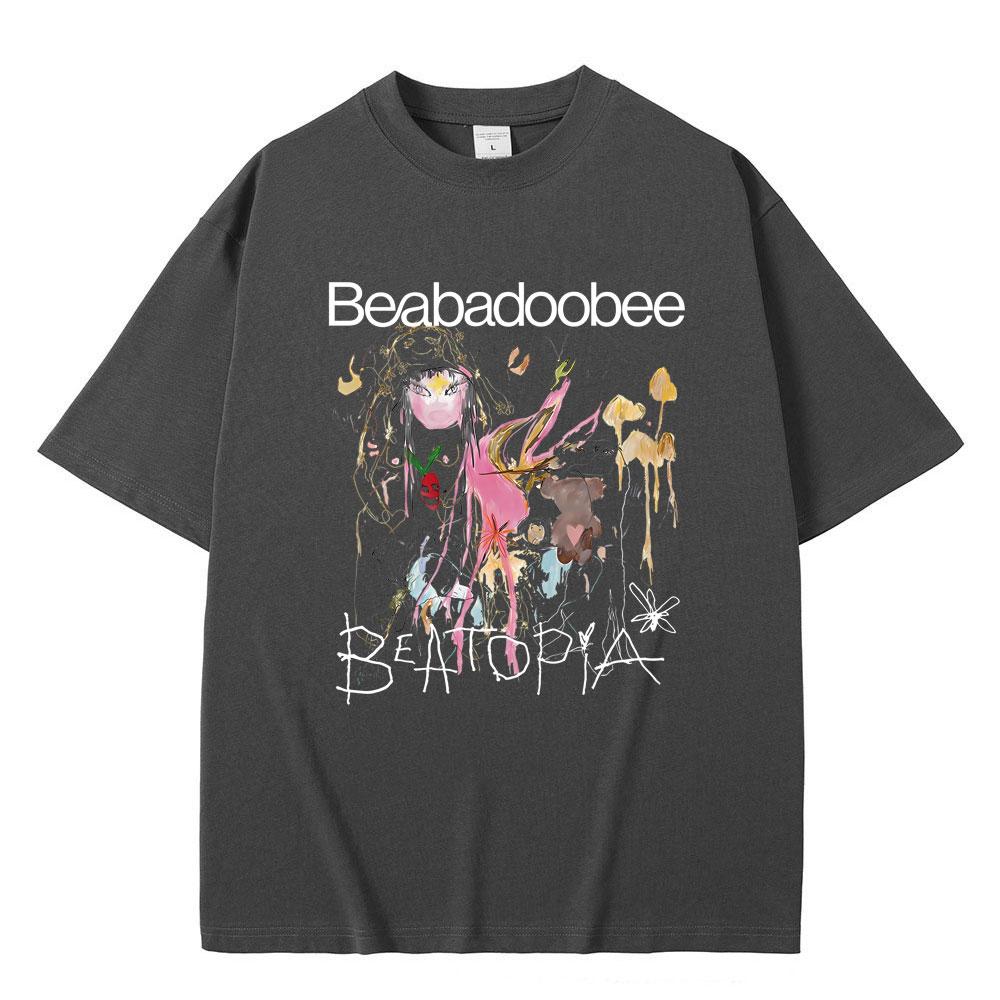Beabadoobee Beatopia Albumtrykk T-skjorte Herre Dame Mote Oversized Streetwear Mann Sommer Casual Ren Bomull Kortermet